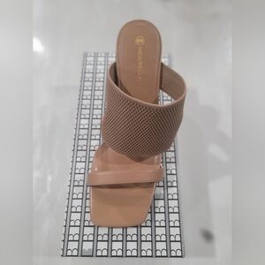 Elegant Brown Women's Slide Sandals